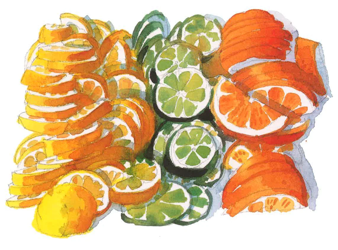 Oranges and lemons at the bar